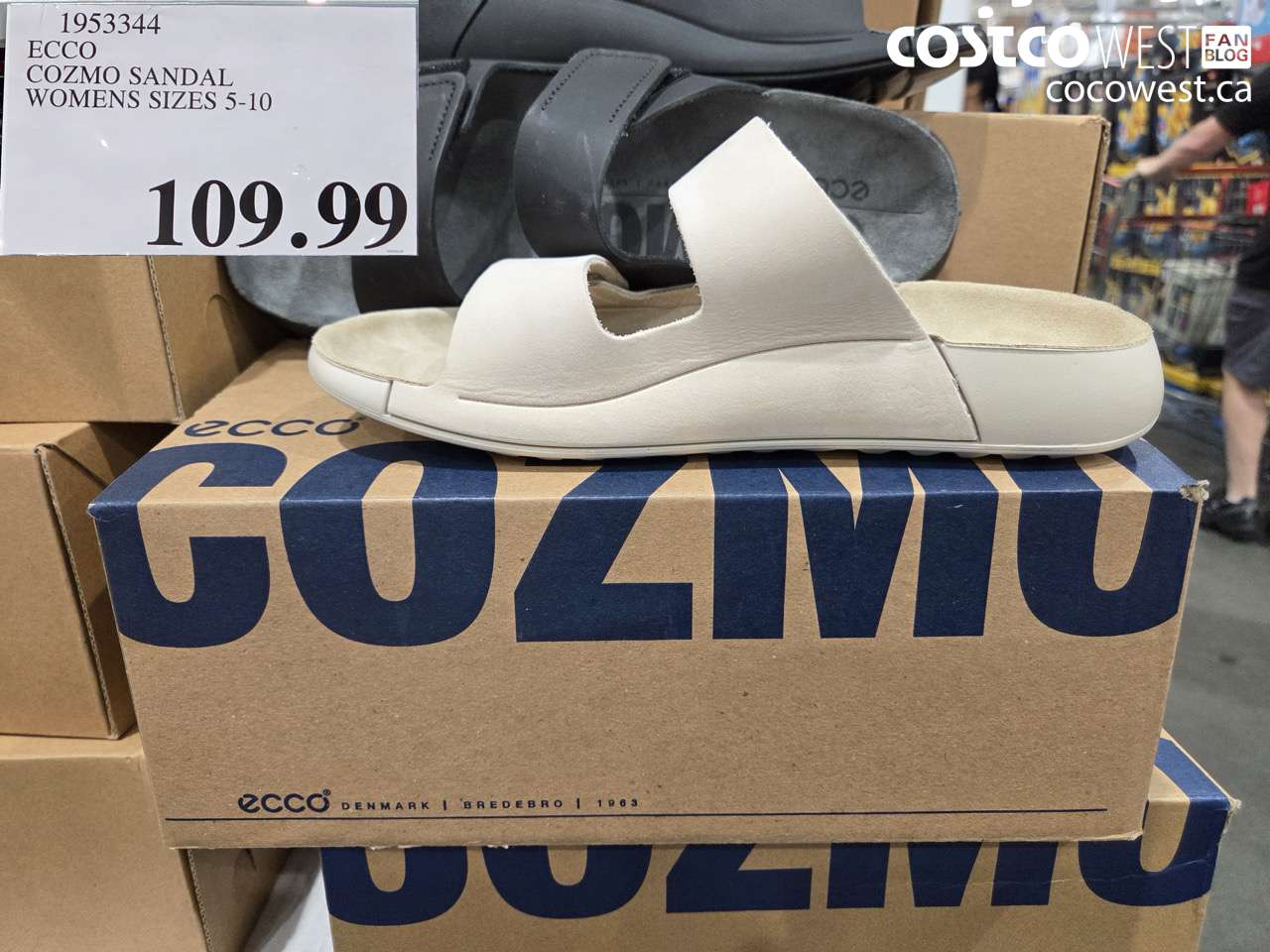 1953344 ECCO COZMO SANDAL WOMENS SIZES 5-10 $109.99