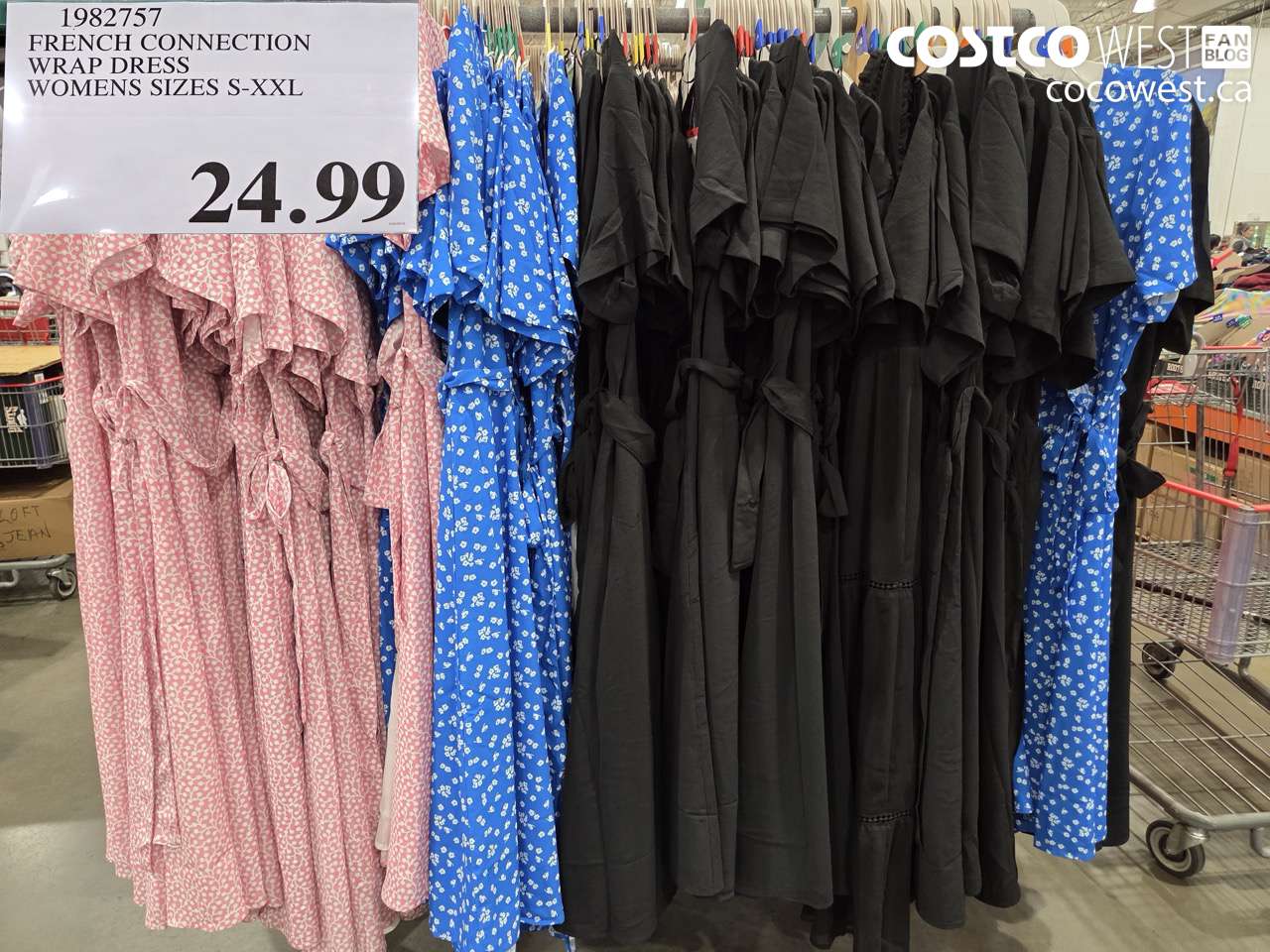 1982757 FRENCH CONNECTION WRAP DRESS WOMENS SIZES S-XXL $24.99