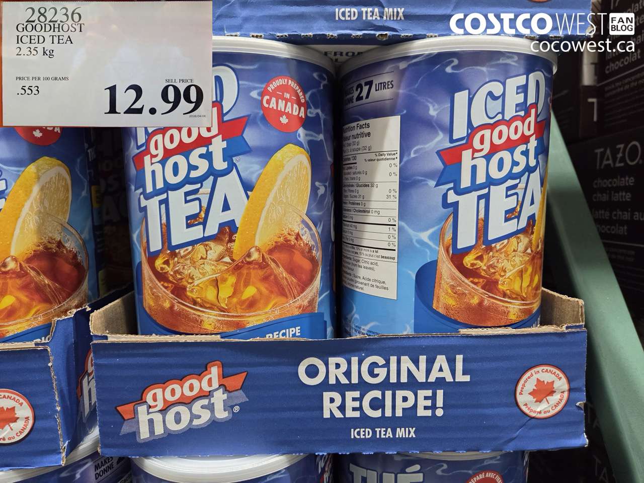 28236 GOODHOST ICED TEA 2.35 KG $12.99