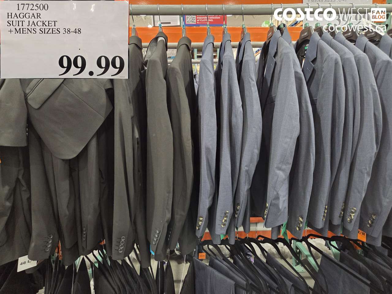 1772500 HAGGAR SUIT JACKET + MENS SIZES 38-48 $99.99