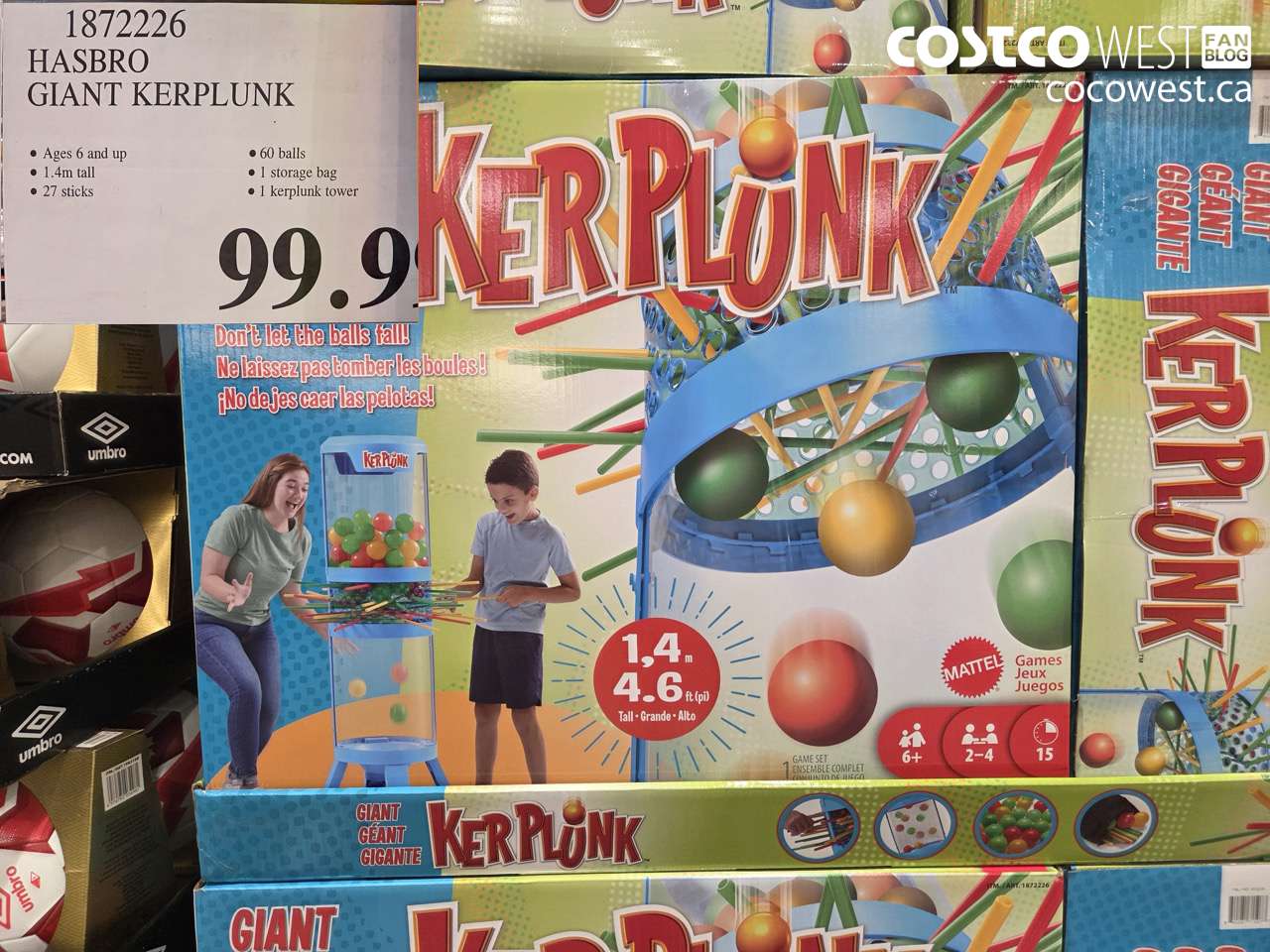 1872226 HASBRO GIANT KERPLUNK $99.99
