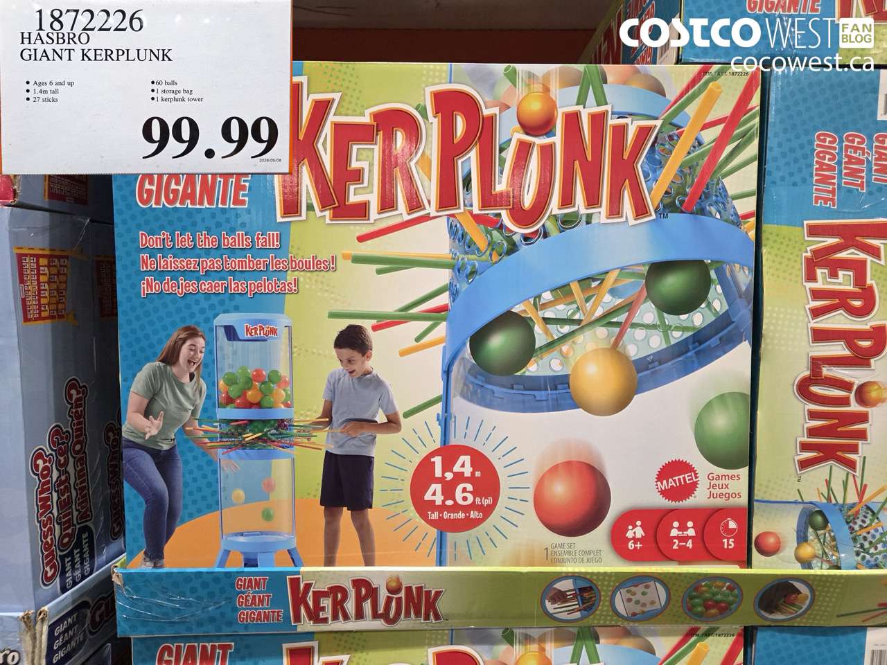 1872226 HASBRO GIANT KERPLUNK $99.99