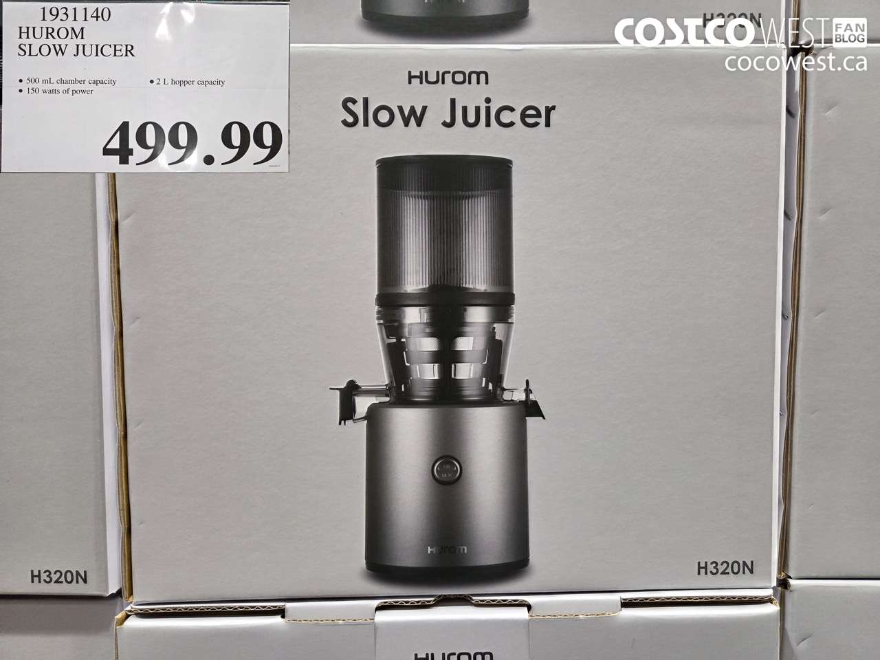 1931140 HUROM SLOW JUICER $499.99