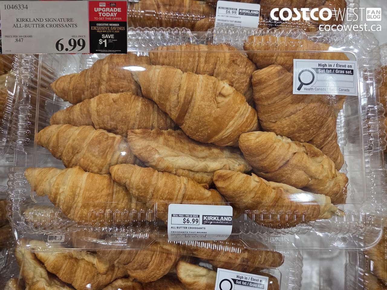 1046334 KIRKLAND SIGNATURE ALL-BUTTER CROISSANTS 1 OFF (EXPIRES ON 2026-05-17) $5.99