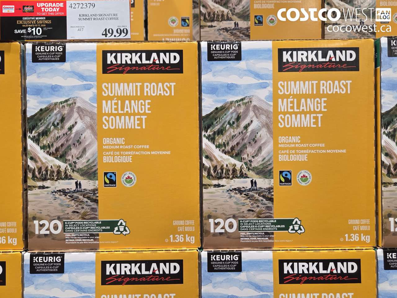 4272379 KIRKLAND SIGNATURE SUMMIT ROAST COFFEE ($10.00 INSTANT SAVINGS EXPIRES ON 2026-05-17) $39.99