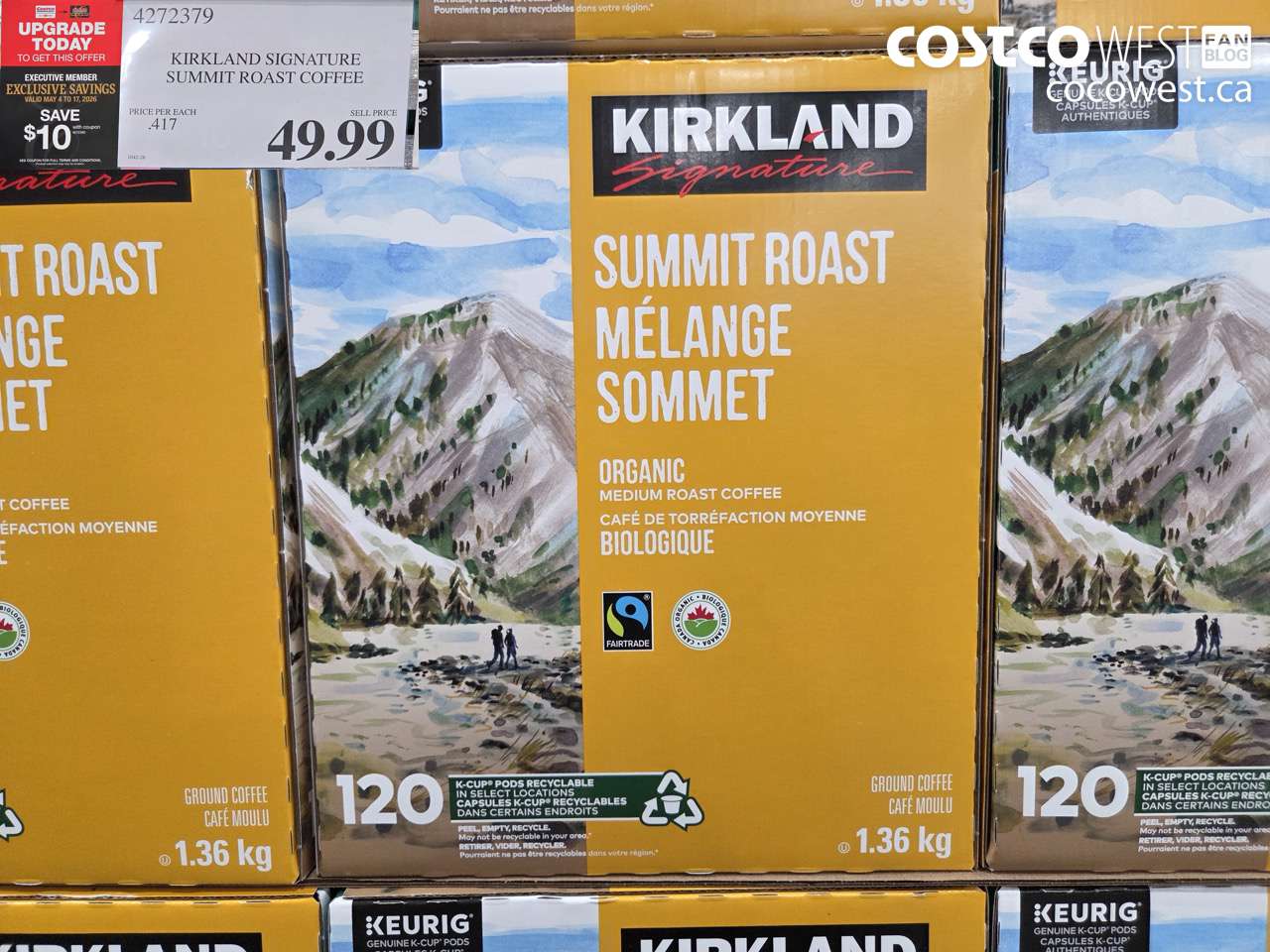 4272379 KIRKLAND SIGNATURE SUMMIT ROAST COFFEE ($10.00 INSTANT SAVINGS EXPIRES ON 2026-05-17) $39.99