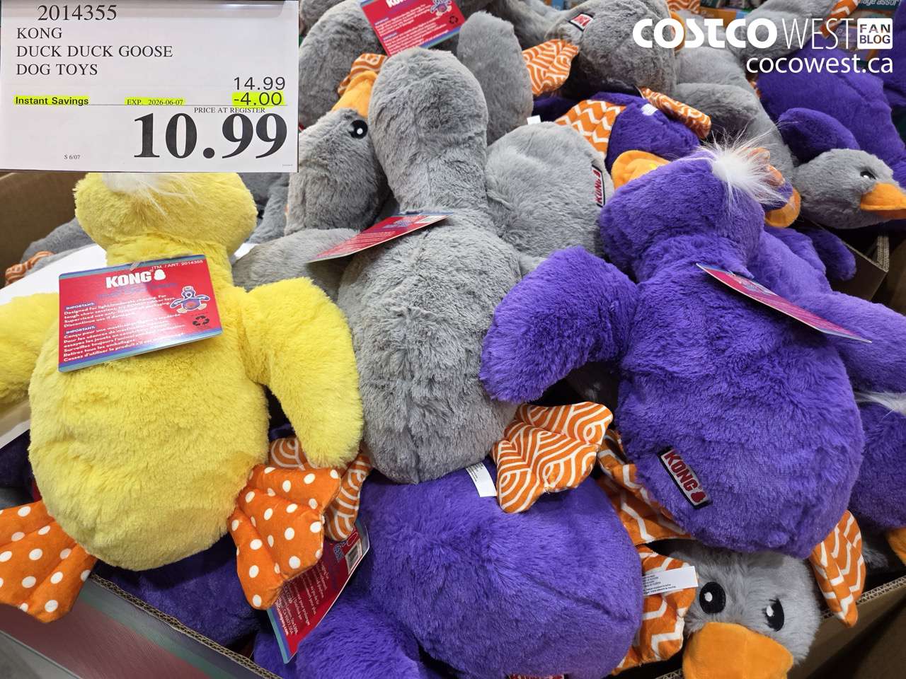 2014355 KONG DUCK DUCK GOOSE DOG TOYS ($4.00 INSTANT SAVINGS EXPIRES ON 2026-06-07) $10.99