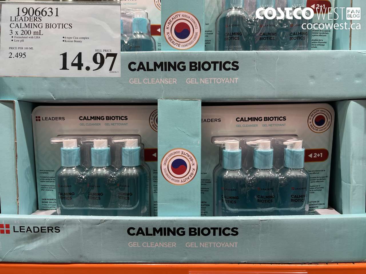 1906631 LEADERS CALMING BIOTICS 3 X 200 ML $14.97