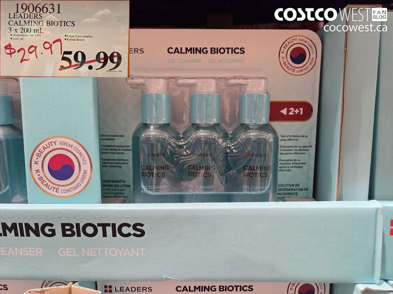 190631 LEADERS CALMING BIOTICS 3 x 200 mL $29.97