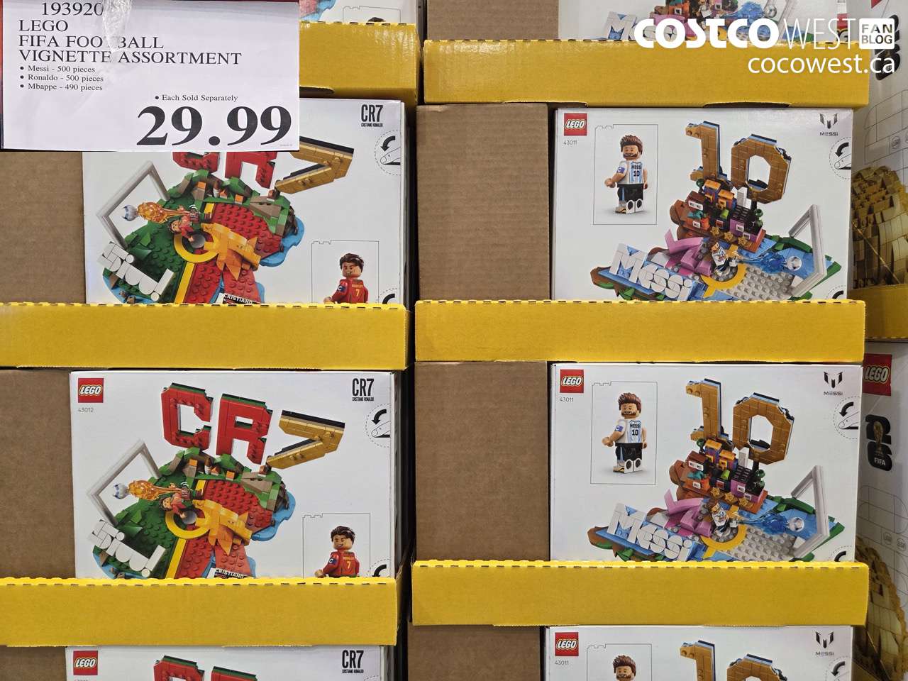 193920 LEGO FIFA FOOTBALL VIGNETTE ASSORTMENT $29.99