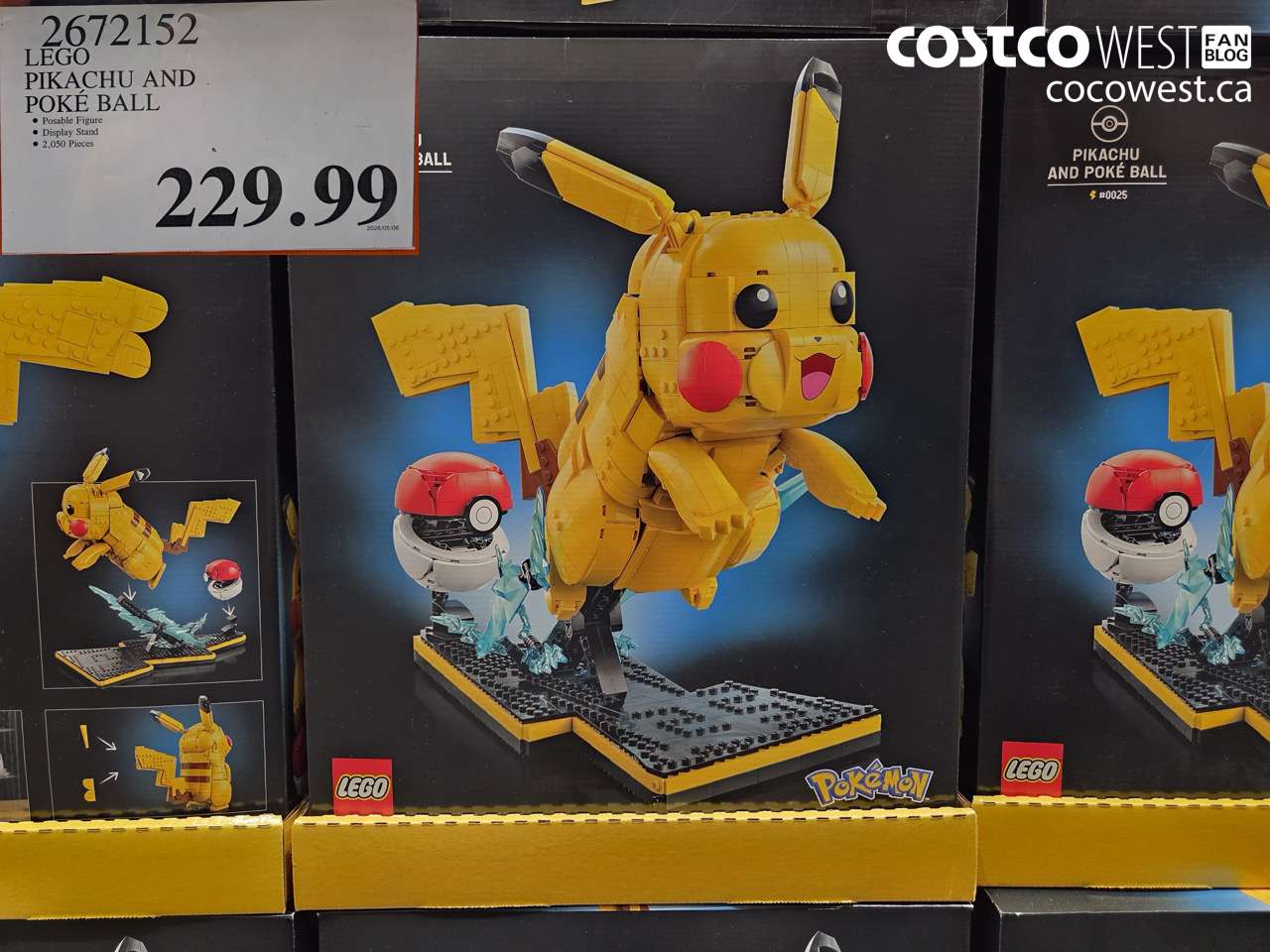 2672152 LEGO PIKACHU AND POKÉ BALL $229.99