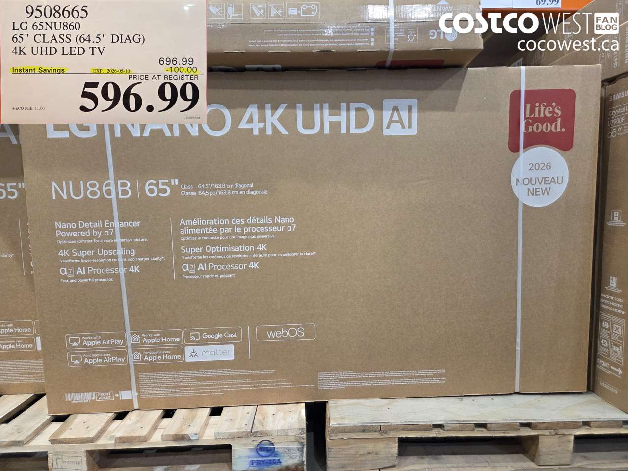 9508665 LG 65NU860 65