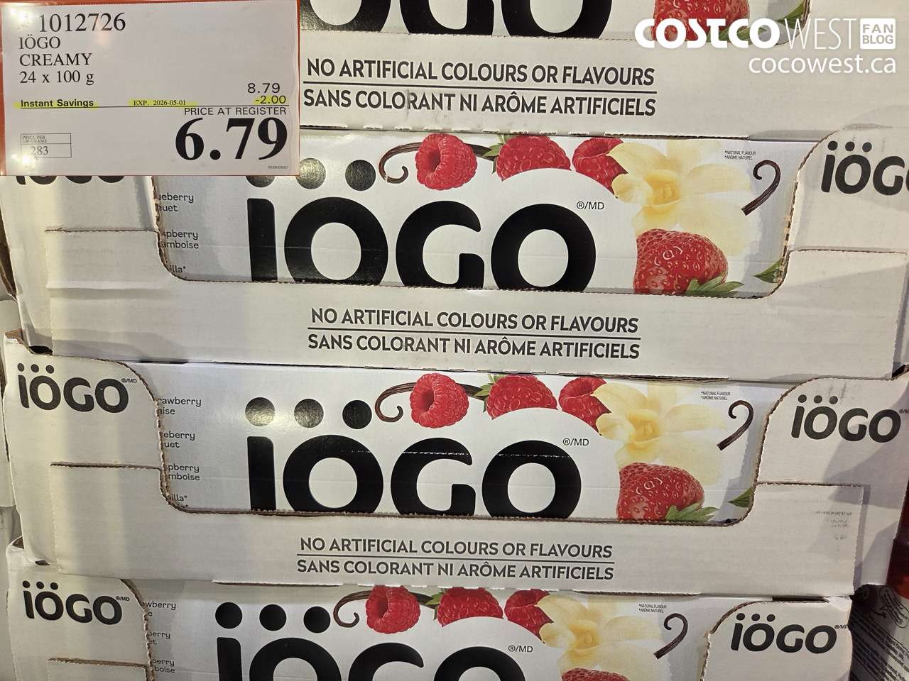 1012726 LOGO CREAMY 24 X 100 G ($2.00 INSTANT SAVINGS EXPIRES ON 2026-05-01) $6.79