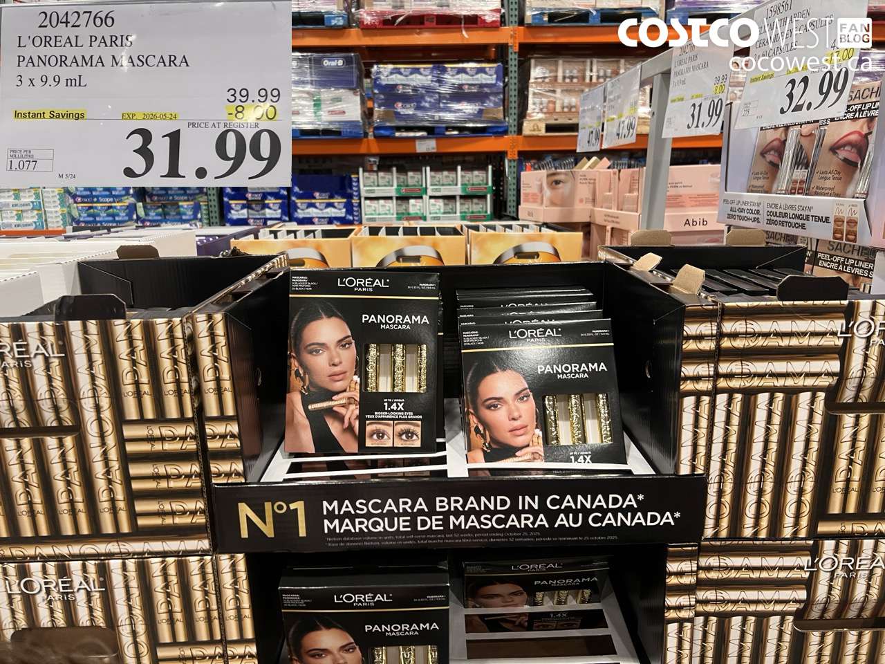 2042766 L'OREAL PARIS PANORAMA MASCARA 3 X 9.9 ML ($8.00 INSTANT SAVINGS EXPIRES ON 2026-05-24) $31.99