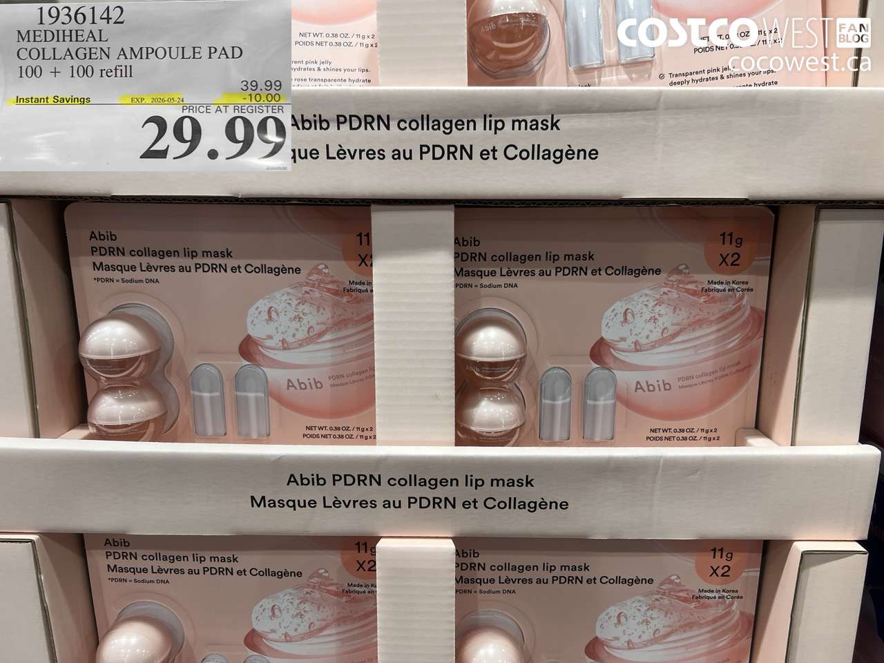 1936142 MEDIHEAL COLLAGEN AMPOULE PAD 100 + 100 REFILL ($10.00 INSTANT SAVINGS EXPIRES ON 2026-05-24) $29.99