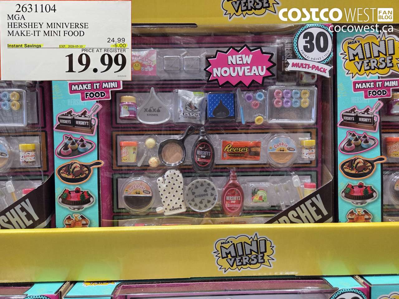 2631104 MGA HERSHEY MINIVERSE MAKE-IT MINI FOOD ($5.00 INSTANT SAVINGS EXPIRES ON 2026-05-10) $19.99