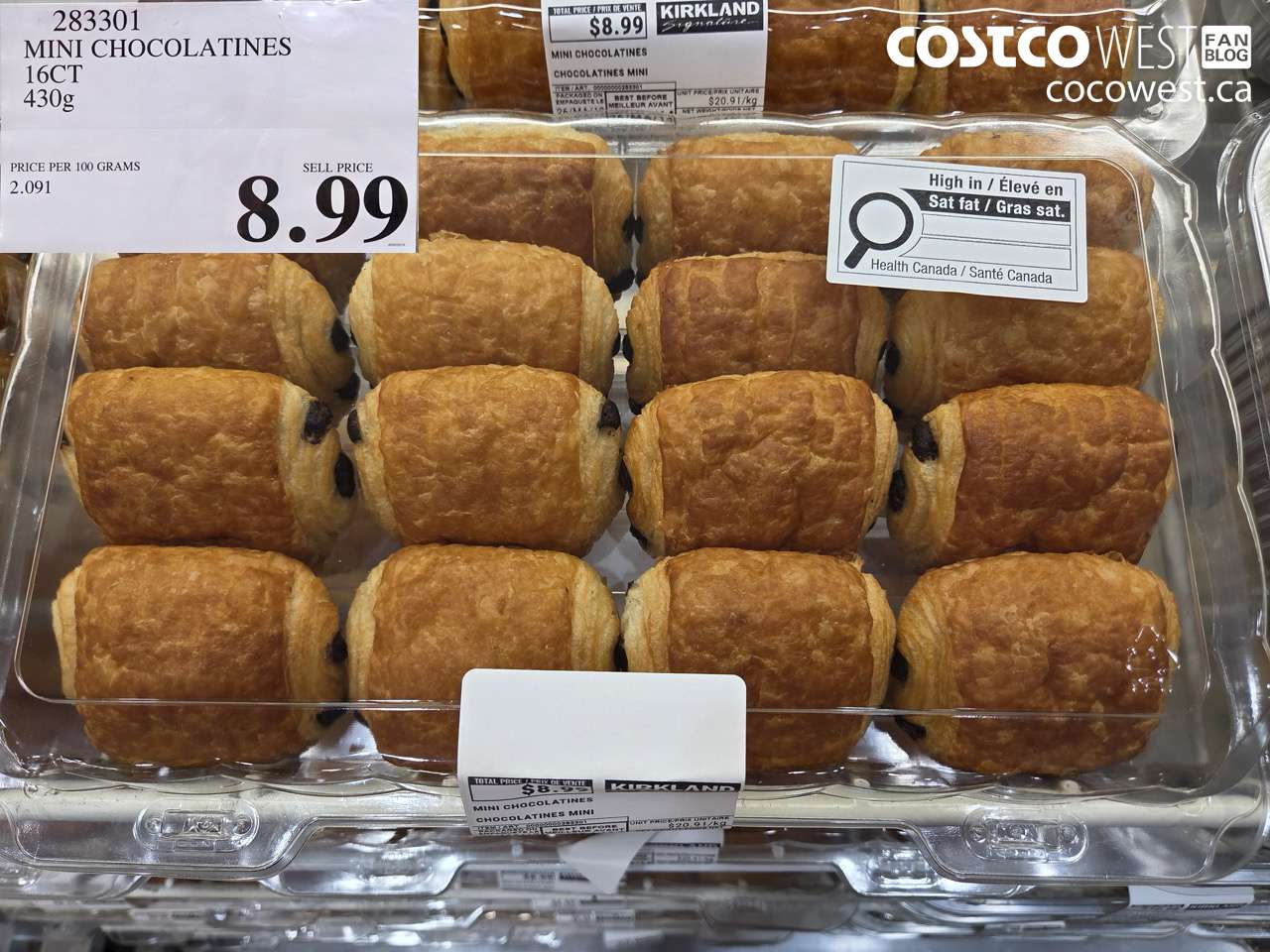 283301 MINI CHOCOLATINES 16CT 430G $8.99