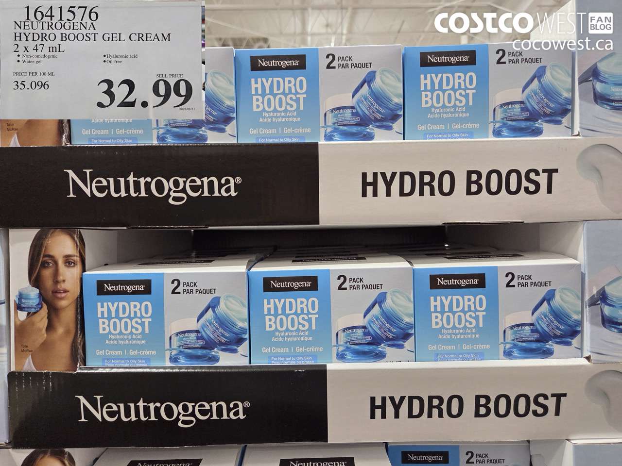 1641576 NEUTROGENA HYDRO BOOST GEL CREAM 2 X 47 ML $32.99