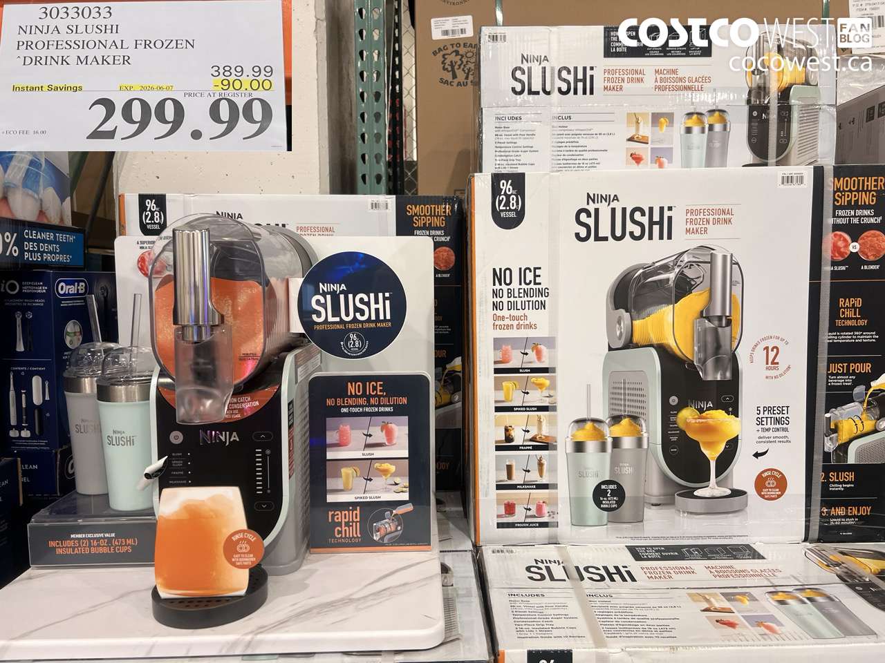 3033033 NINJA SLUSHI PROFESSIONAL FROZEN DRINK MAKER ($90.00 INSTANT SAVINGS EXPIRES ON 2026-06-07) $299.99