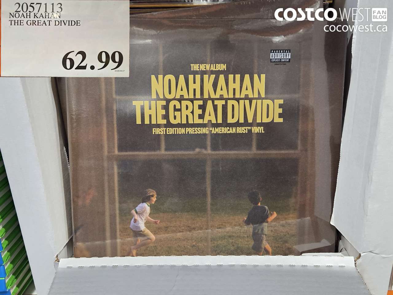 2057113 NOAH KAHAN THE GREAT DIVIDE $62.99