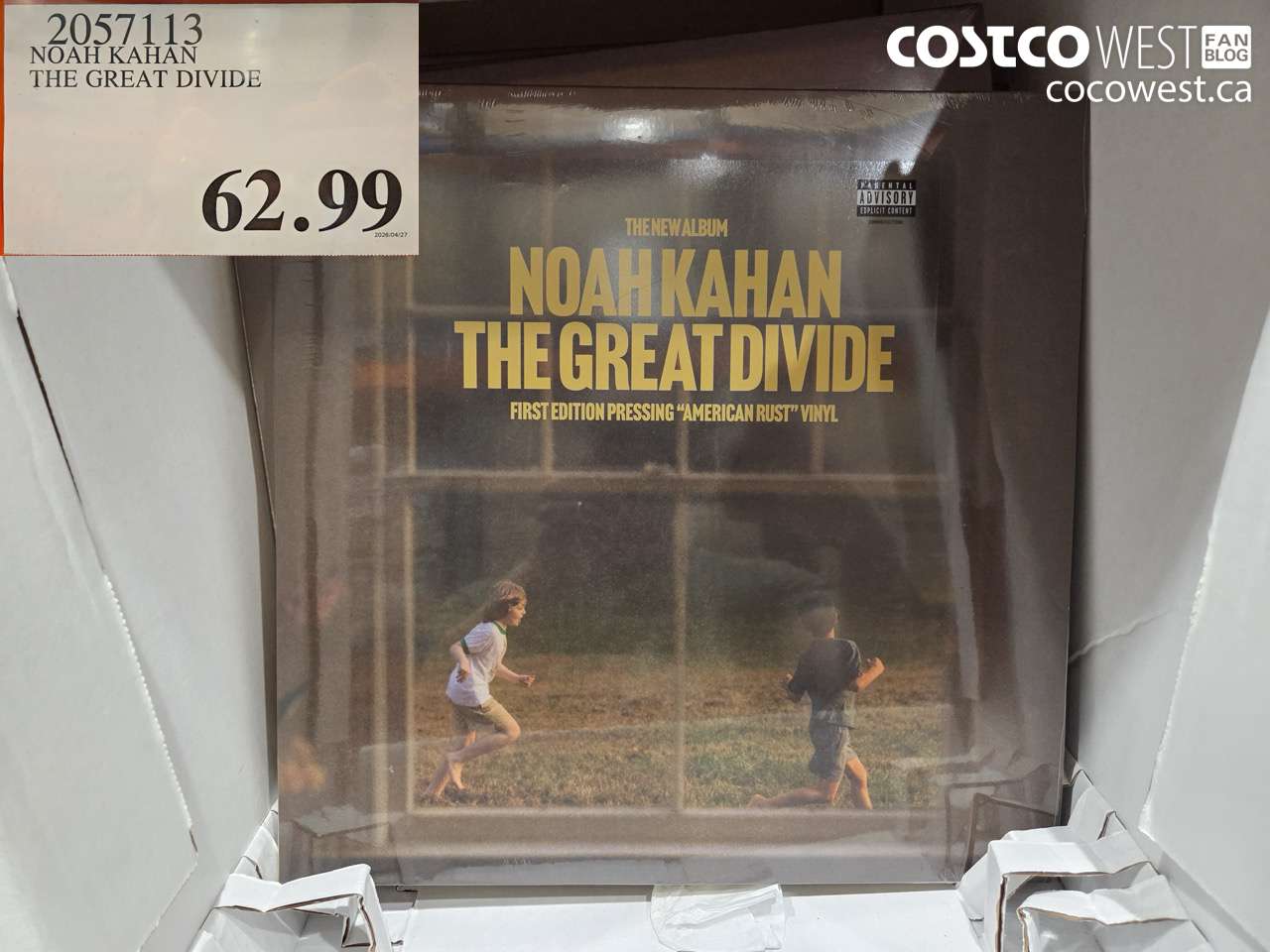 2057113 NOAH KAHAN THE GREAT DIVIDE $62.99