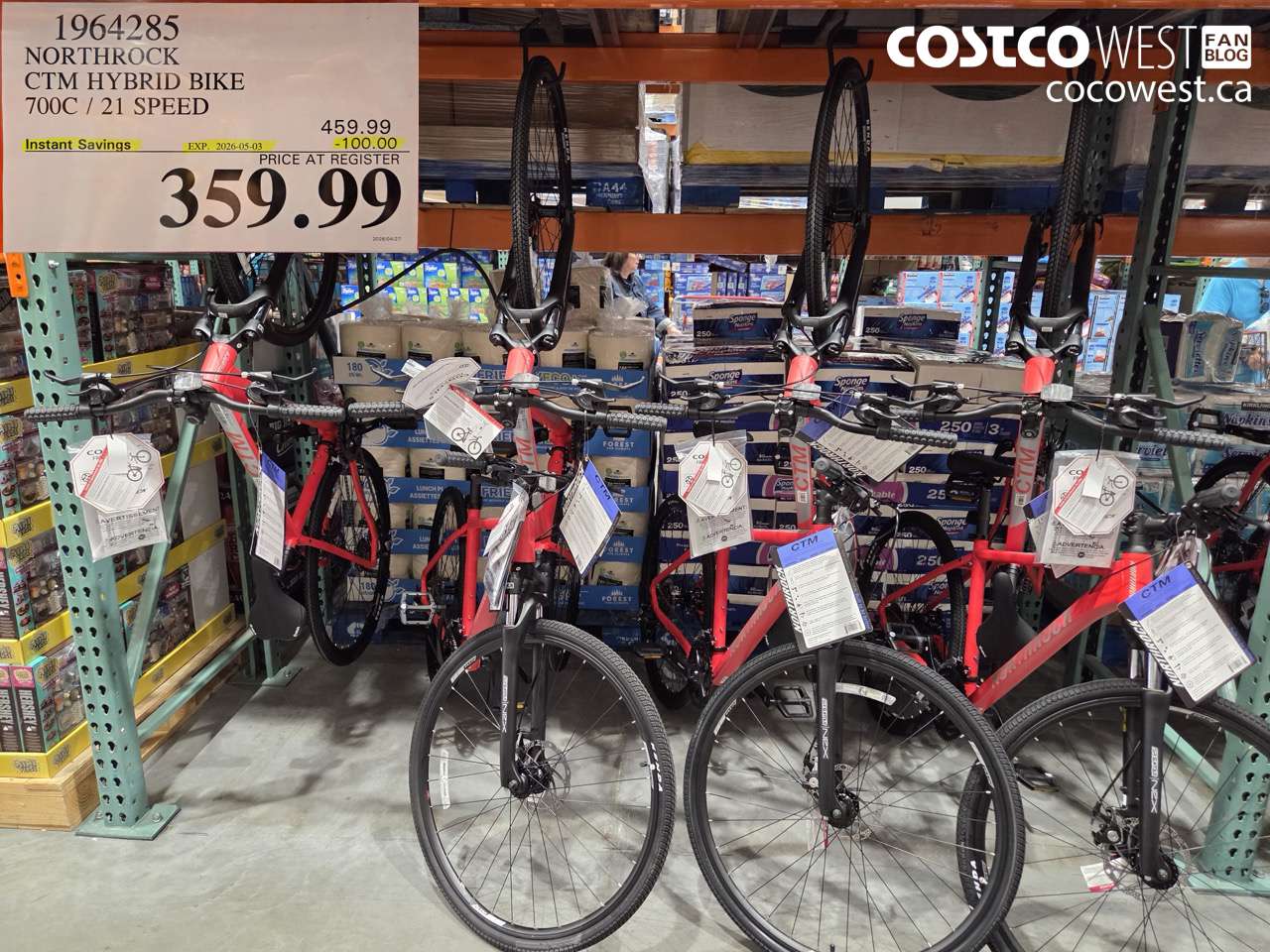 1964285 NORTHROCK CTM HYBRID BIKE 700C / 21 SPEED ($100.00 INSTANT SAVINGS EXPIRES ON 2026-05-03) $359.99