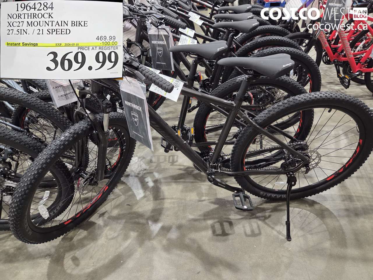 1964284 NORTHROCK XC27 MOUNTAIN BIKE 27.5IN. / 21 SPEED ($100.00 INSTANT SAVINGS EXPIRES ON 2026-05-10) $369.99