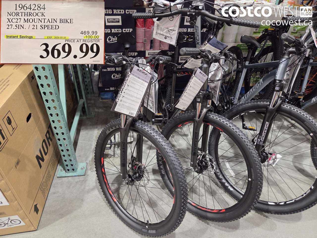 1964284 NORTHROCK XC27 MOUNTAIN BIKE 27.5IN. / 21 SPEED ($100.00 INSTANT SAVINGS EXPIRES ON 2026-05-10) $369.99