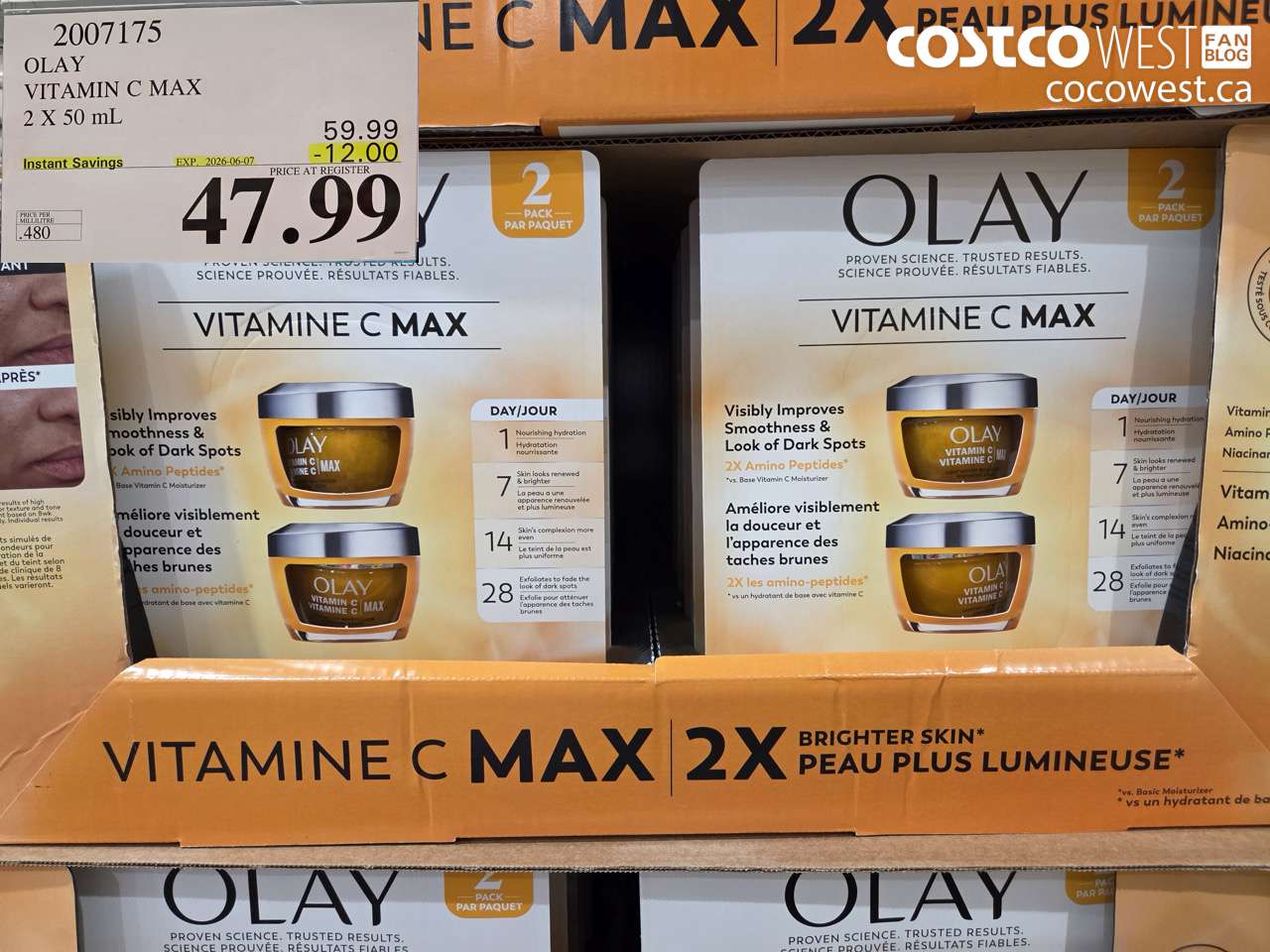 2007175 OLAY VITAMIN C MAX 2 X 50 ML ($12.00 INSTANT SAVINGS EXPIRES ON 2026-06-07) $47.99