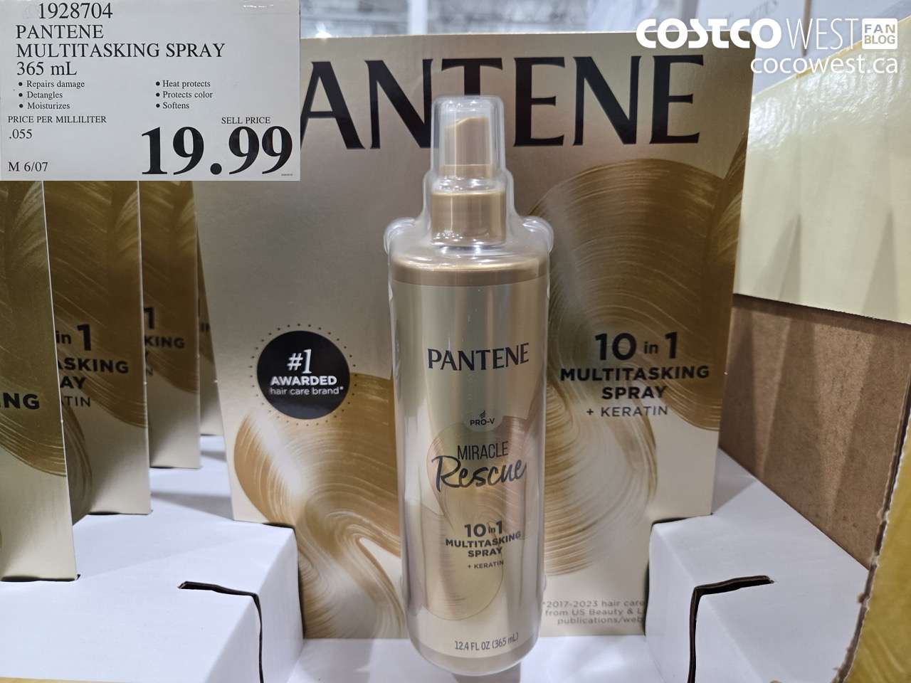 1928704 PANTENE MULTITASKING SPRAY 365 ML $19.99