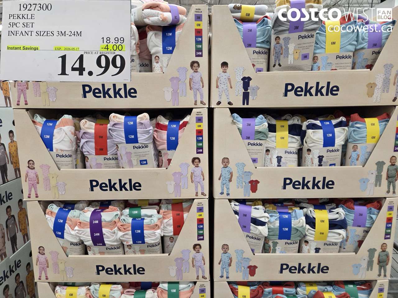 1927300 PEKKLE 5PC SET INFANT SIZES 3M-24M ($4.00 INSTANT SAVINGS EXPIRES ON 2026-05-17) $14.99