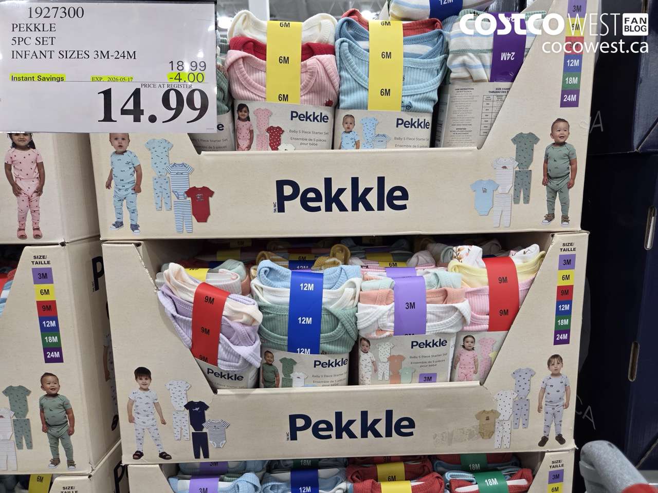 1927300 PEKKLE 5PC SET INFANT SIZES 3M-24M ($4.00 INSTANT SAVINGS EXPIRES ON 2026-05-17) $14.99