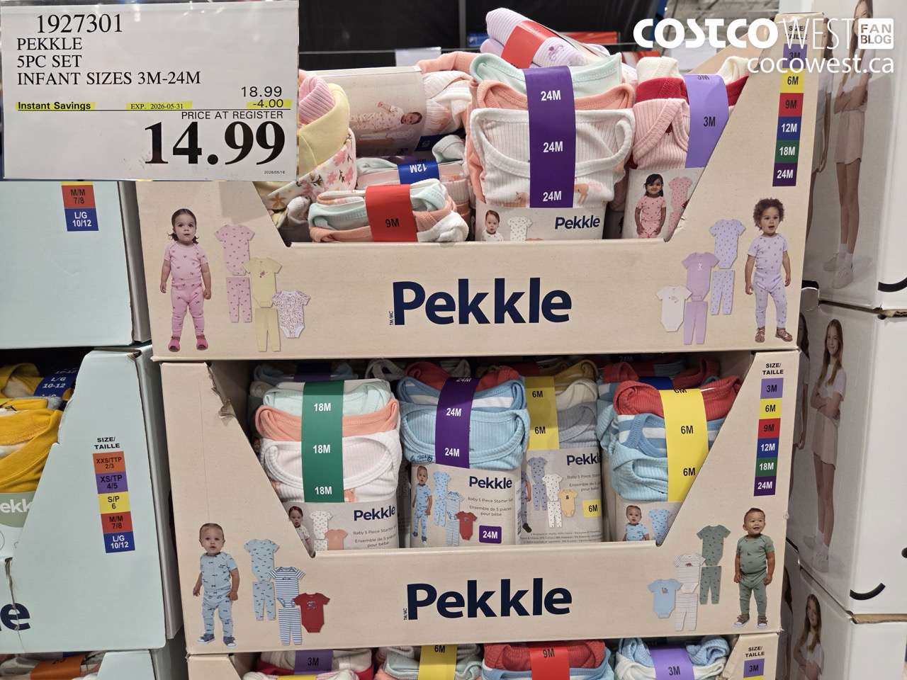 1927301 PEKKLE 5PC SET INFANT SIZES 3M-24M ($4.00 INSTANT SAVINGS EXPIRES ON 2026-05-31) $14.99