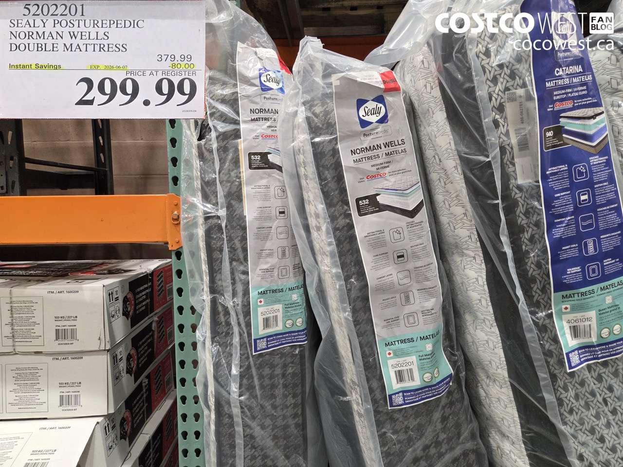 5202201 SEALY POSTUREPEDIC NORMAN WELLS DOUBLE MATTRESS ($80.00 INSTANT SAVINGS EXPIRES ON 2026-06-07) $299.99