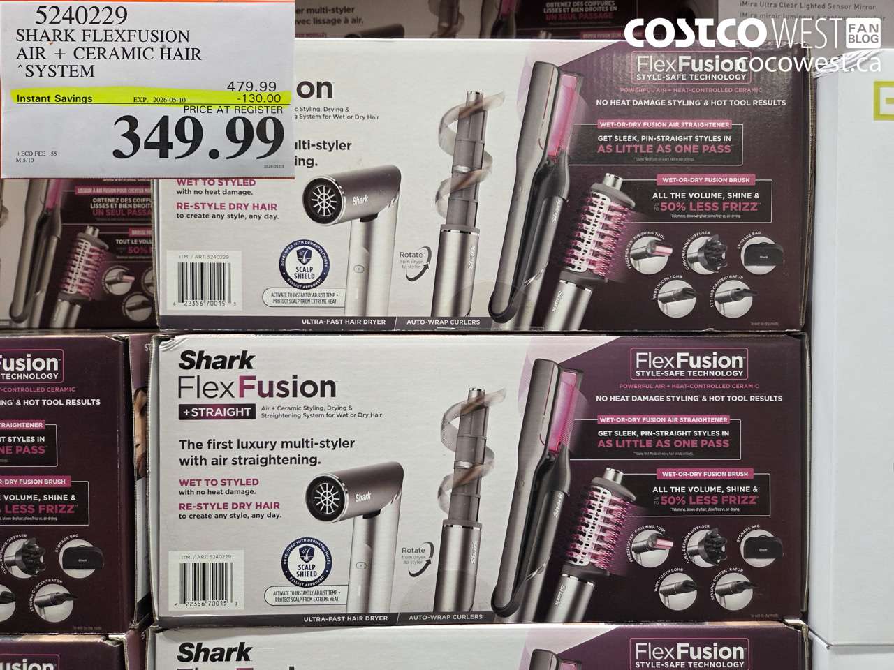 5240229 SHARK FLEXFUSION AIR + CERAMIC HAIR SYSTEM ($130.00 INSTANT SAVINGS EXPIRES ON 2026-05-10) $349.99