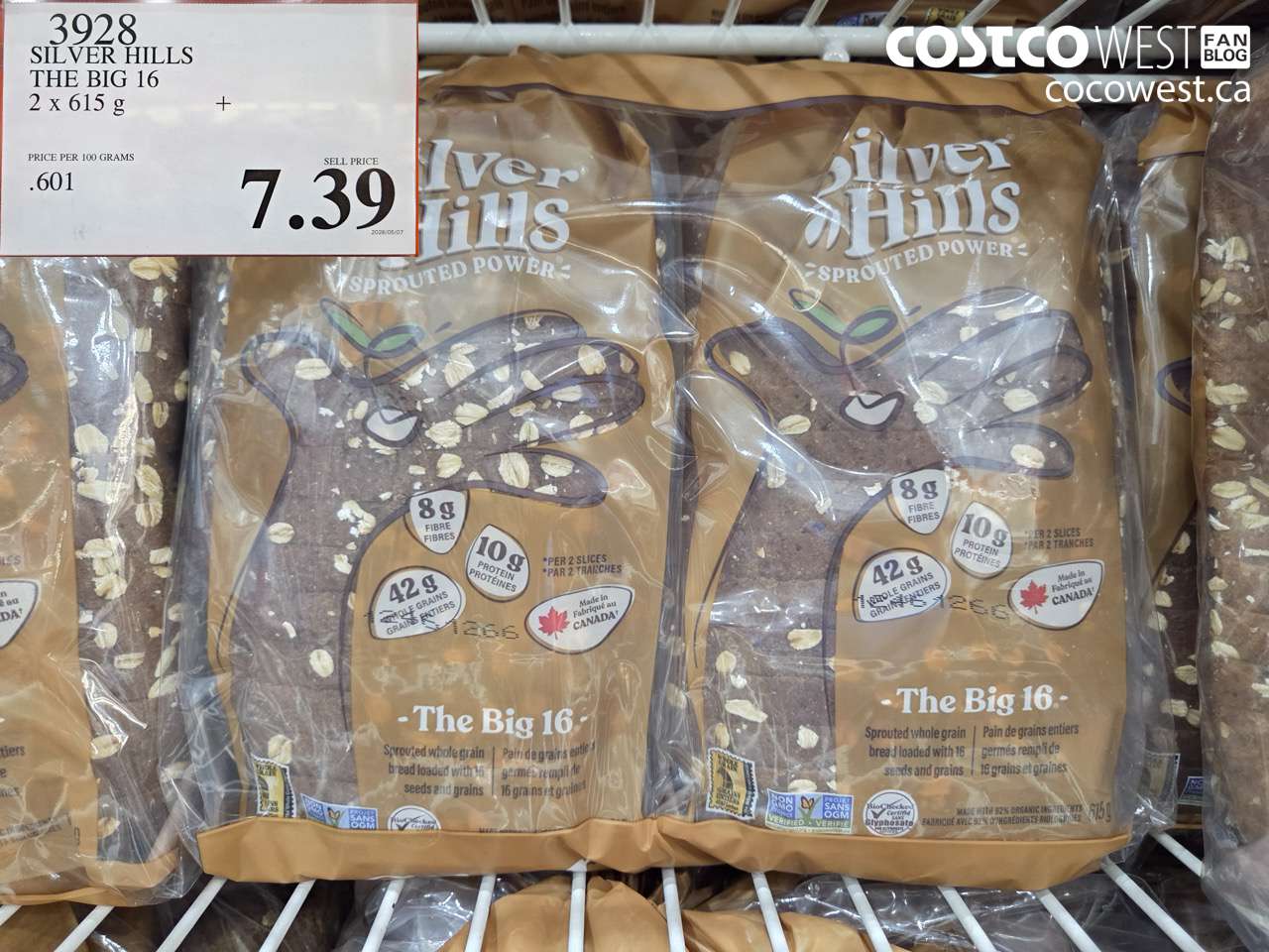 3928 SILVER HILLS THE BIG 16 2 X 615 G $7.39