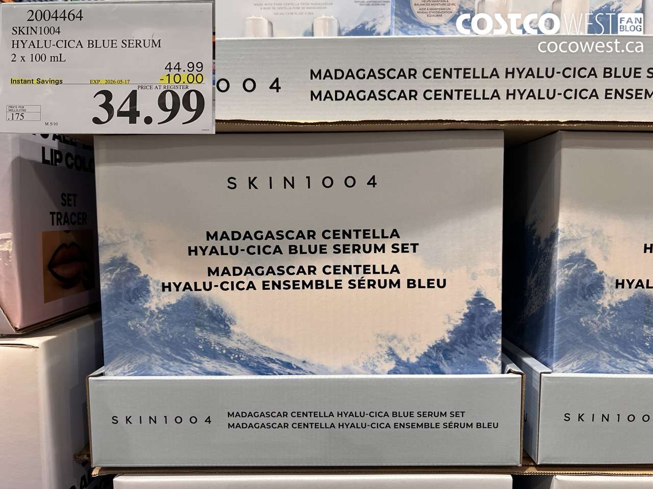 2004464 SKIN1004 HYALU-CICA BLUE SERUM 2 X 100 ML ($10.00 INSTANT SAVINGS EXPIRES ON 2026-05-17) $34.99
