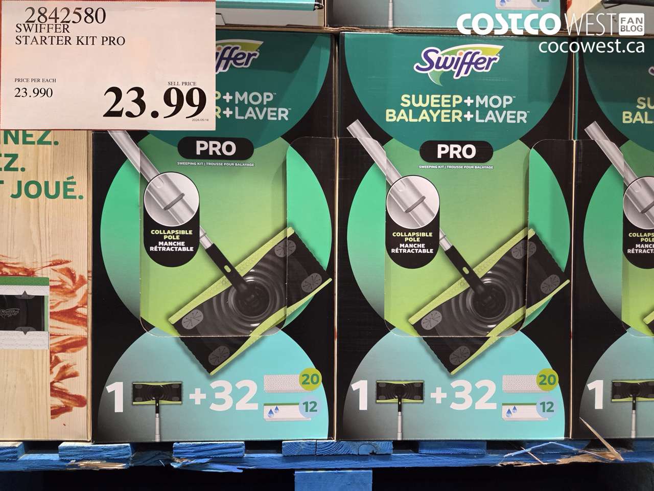 2842580 SWIFFER STARTER KIT PRO $23.99