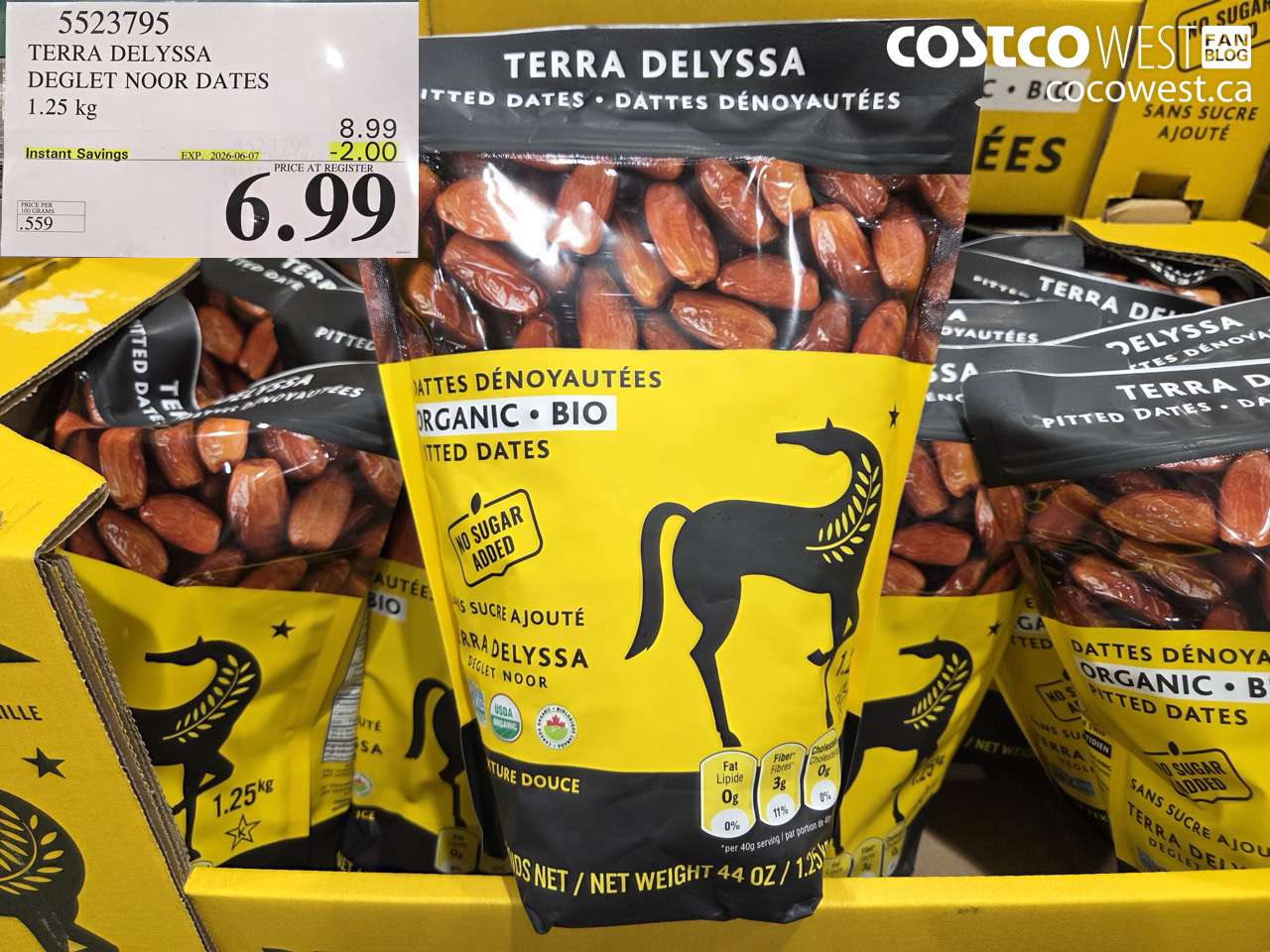 5523795 TERRA DELYSSA DEGLET NOOR DATES 1.25 KG ($2.00 INSTANT SAVINGS EXPIRES ON 2026-06-07) $6.99