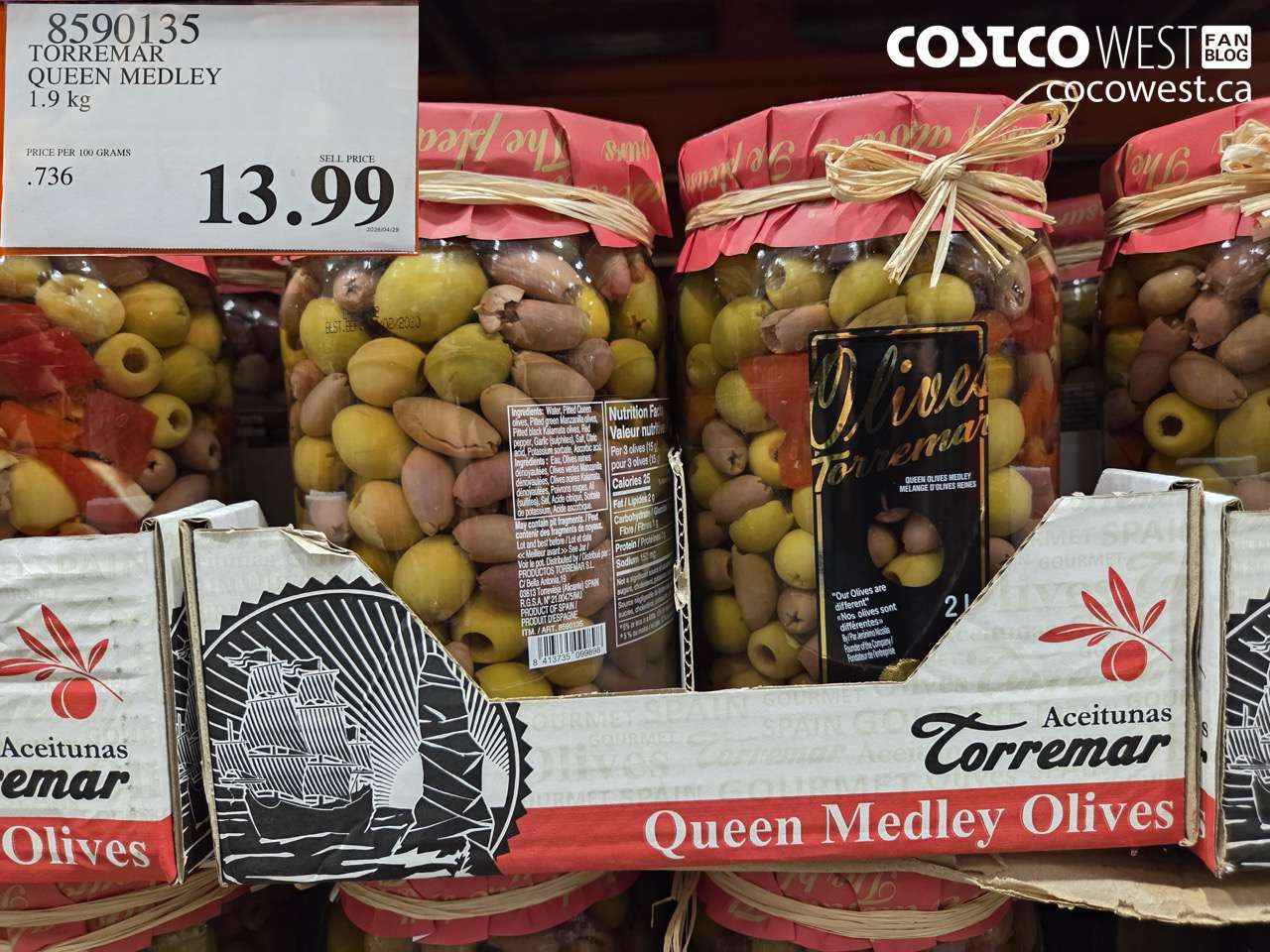 8590135 TORREMAR QUEEN MEDLEY 1.9 KG $13.99