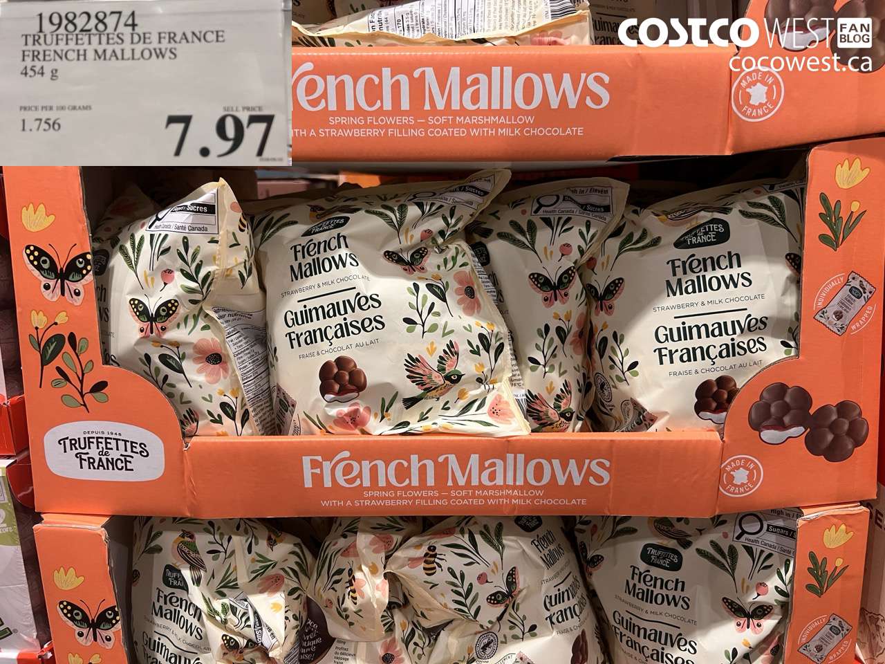 1982874 TRUFFETTES DE FRANCE FRENCH MALLOWS 454 G $7.97