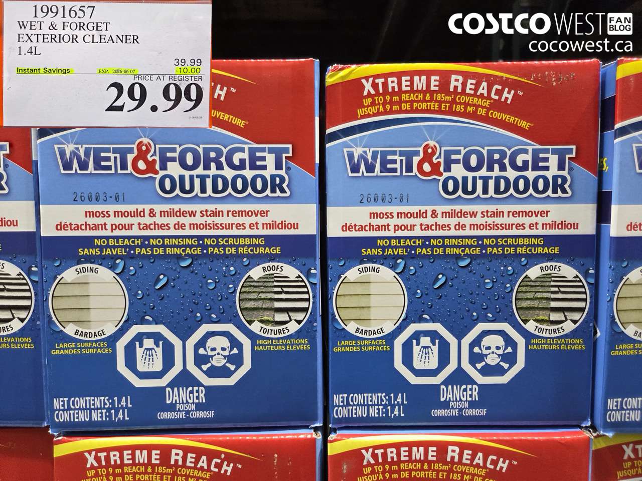 1991657 WET & FORGET EXTERIOR CLEANER 1.4L ($10.00 INSTANT SAVINGS EXPIRES ON 2026-06-07) $29.99