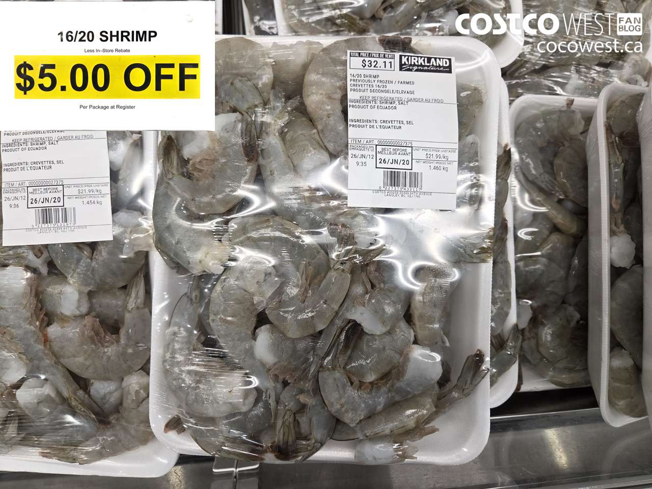 47886 16/20 SHRIMP ($5.00 INSTANT SAVINGS)