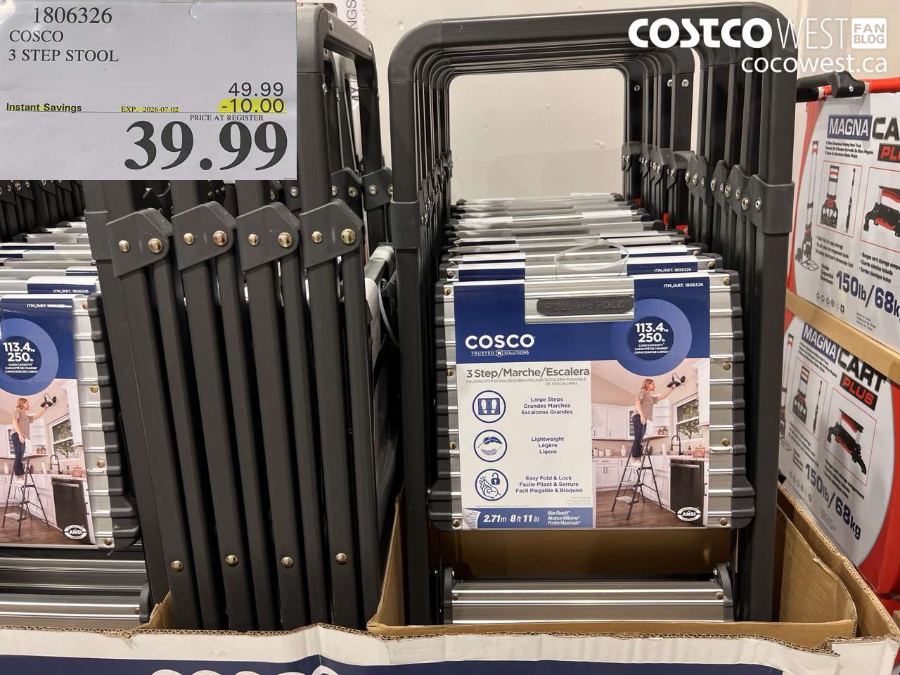 1806326 3 STEP STOOL ($10.00 INSTANT SAVINGS EXPIRES ON 2026-07-02) $39.99