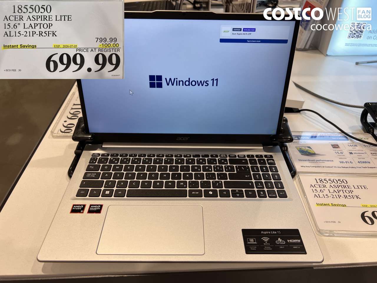 1855050 ACER ASPIRE LITE 15.6
