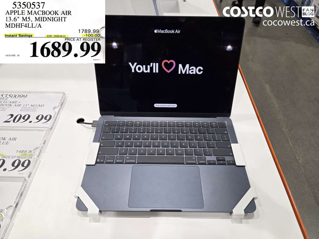 5350537 APPLE MACBOOK AIR 13.6