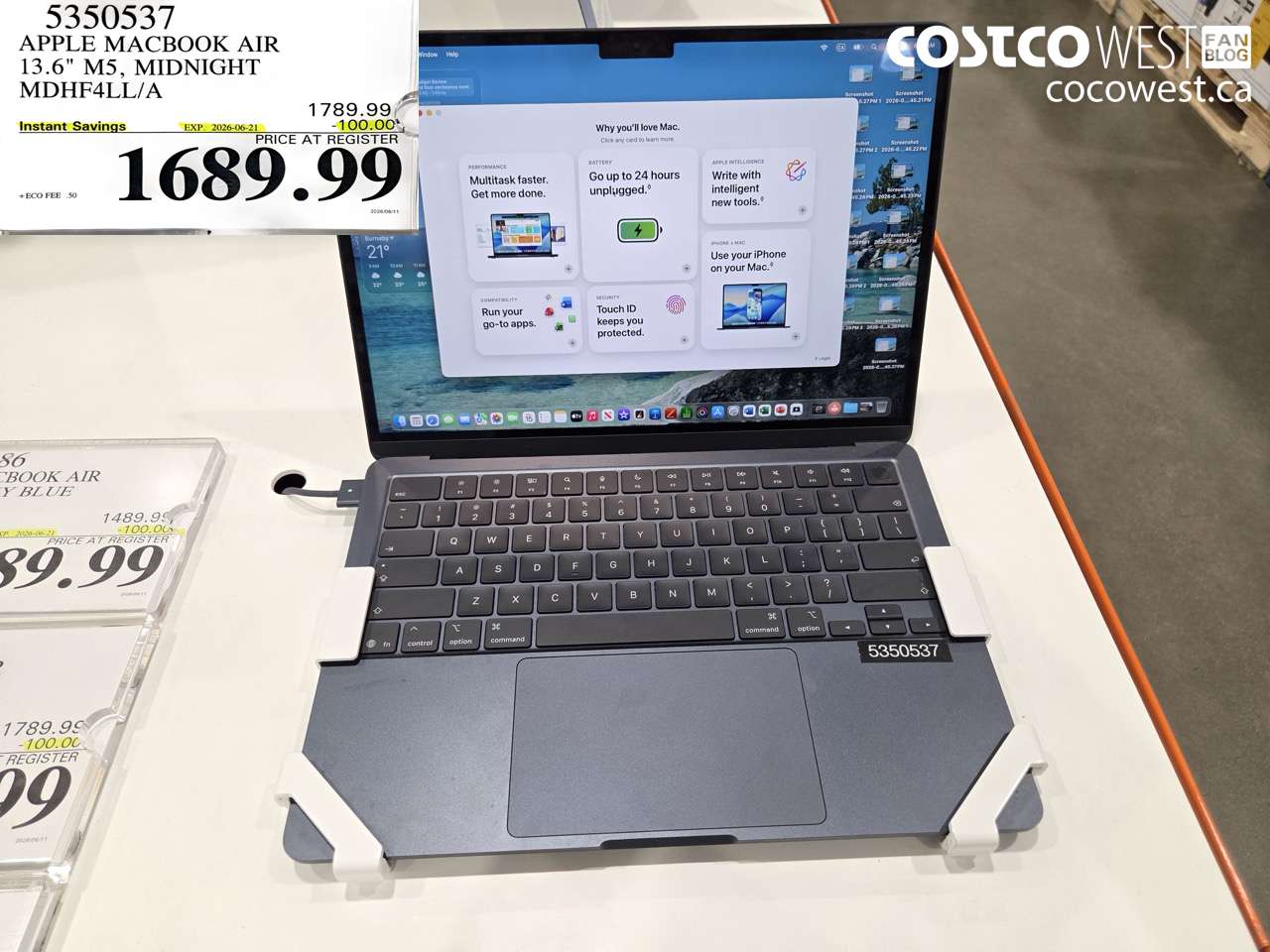 5350537 APPLE MACBOOK AIR 13.6
