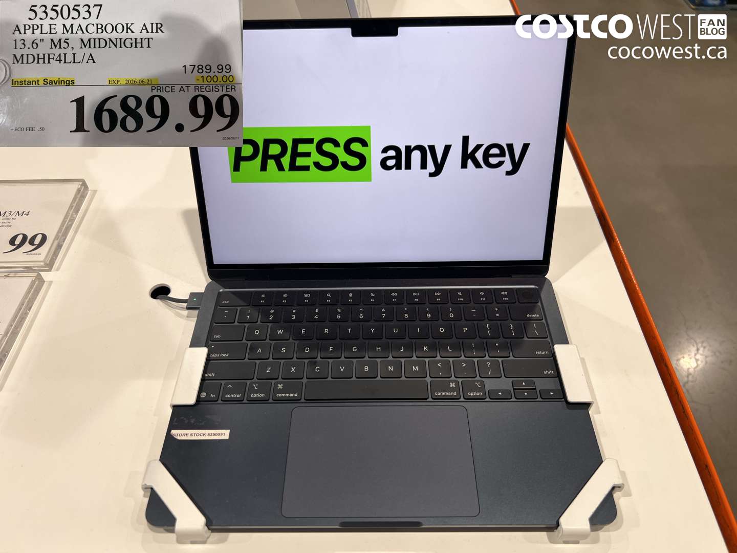 5350537 APPLE MACBOOK AIR 13.6