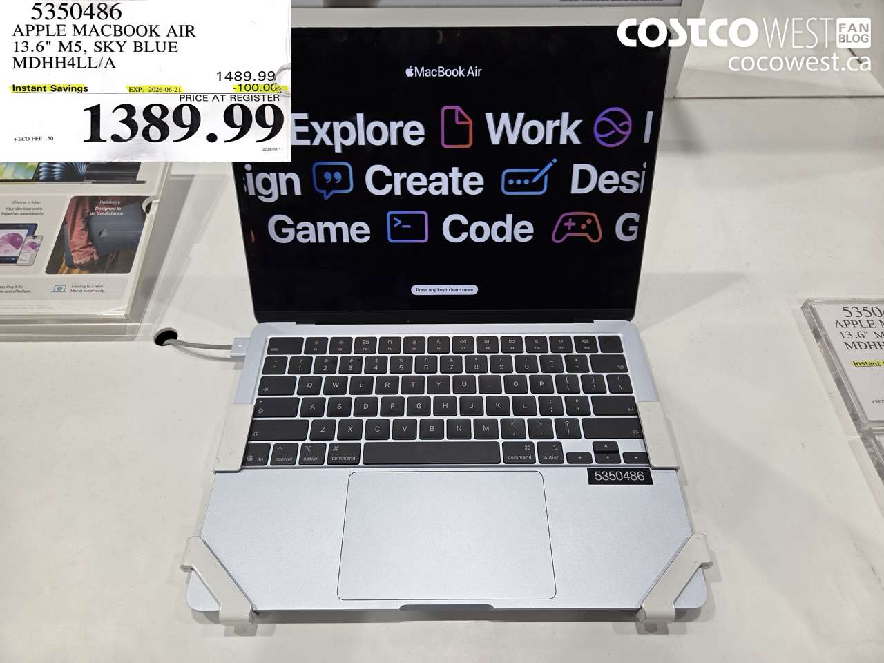 5350486 APPLE MACBOOK AIR 13.6