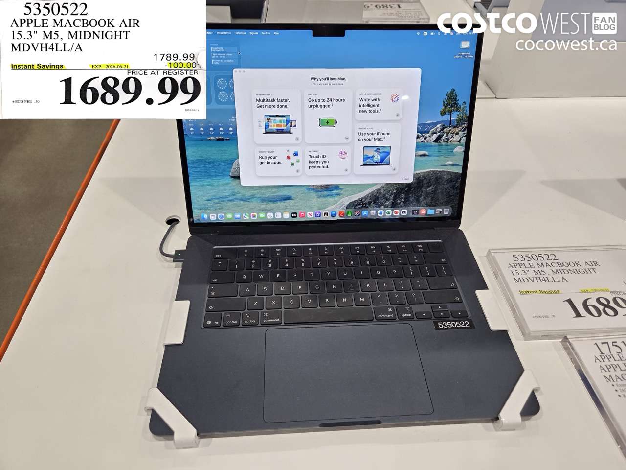 5350522 APPLE MACBOOK AIR 15.3